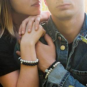 <span class=keywords><strong>Bracelet</strong></span> de perles pour hommes, bijou en <span class=keywords><strong>pierre</strong></span> naturelle, diffuseur d'<span class=keywords><strong>huile</strong></span> <span class=keywords><strong>essentielle</strong></span> pince <span class=keywords><strong>volcanique</strong></span>, vente en gros, - Product Image 4