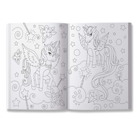 Livre de coloriage pour enfants, reliure parfaite, papier d'art, impression offset personnalisée, options de papier kraft cartonné