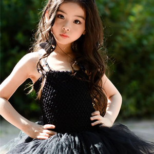 Vestito di Halloween per Bambine, Costume da Piccola Vampira Nera, Abbigliamento per Feste per Bambini, Abiti Tutu alla Moda per Ragazze - Product Image 5