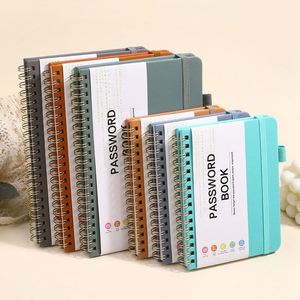 A6 B6 Custom PU Leather Hardcover Password Keeper Address Organizer <b>Book</b> Pocket Size Alphabetical Tabs Little <b>Book</b> of Passwords - Product Image 1