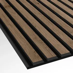 Tablero insonorizado de MDF, Panel de valla insonorizado de madera, Panel absorbente, paneles de paredes acústicas de madera modernos para oficina