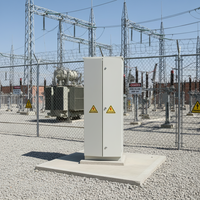 Armoire de distribution extérieure solaire connectée au réseau IP54 400V 400A avec prises personnalisables