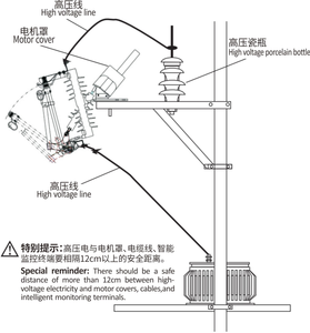 12/40.5 кВ, интеллектуальный выпадающий предохранитель, 10 кВ, 12 кВ, 15 кВ, 20 кВ, 24 кВ, 33 кВ, 35 кВ, 36 кВ, 40,5 кВ, 630 А - Product Image 5