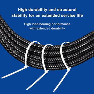 Attaches de câble autobloquantes en nylon 66 ultra-larges KSS CV-255XXLB de conception exceptionnelle, noires, pour usage industriel - Product Image 4