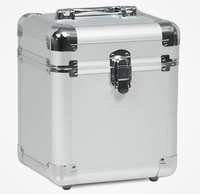 Étui de rangement pour disques vinyles en aluminium personnalisable de 7 pouces pour 50 singles, OEM et ODM pris en charge