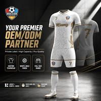 Camiseta de Fútbol de la Más Alta Calidad, Hecha a Medida, Versión de Jugador con Marca, Servicios de Personalización de Camisetas de Fútbol para Atletas de Élite