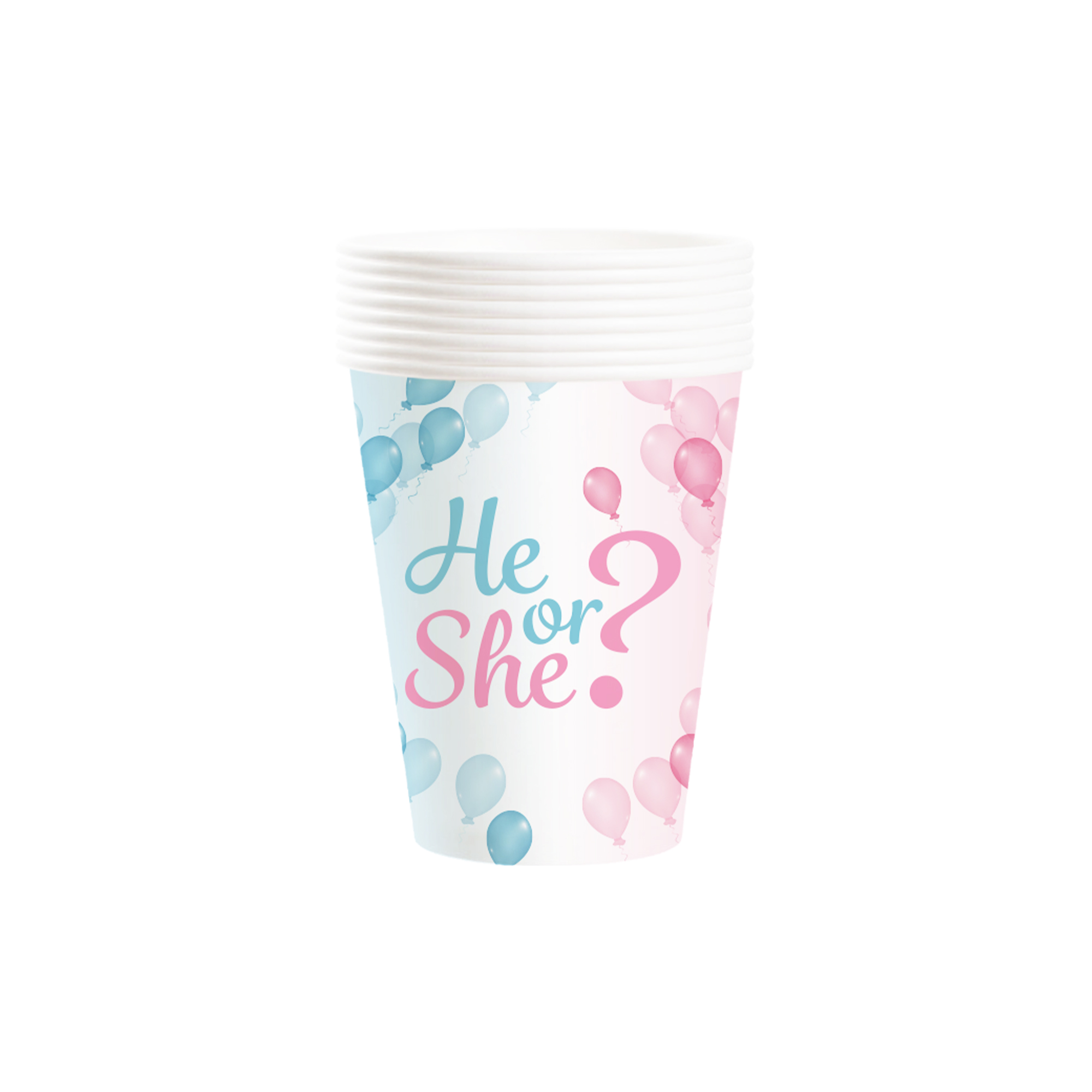 Vaso de papel de 9oz*8 unidades