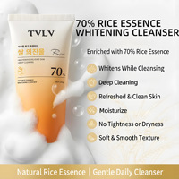 TVLV OEM ODM OBM Marque Privée Lait Nettoyant au Riz 70% Crème Contour des Yeux Lotion Hydratante Éclaircissante Nourrissante Réparatrice – Ensemble Complet
