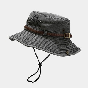 Chapeau Bob en Coton <span class=keywords><strong>pour</strong></span> Femmes et Hommes, à Large Bord, <span class=keywords><strong>pour</strong></span> la Randonnée, la Pêche, Protection UV, Chapeau de Soleil d'Été, Casquette de Plage Extérieure - Product Image 2