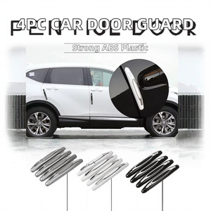 4Pcs Pelindung Gagang Pintu Mobil Plastik ABS Dapat Digunakan Kembali, Strip Pelindung Anti Gores, Stiker Bumper, Pelindung Tepi Mobil - Product Image 2
