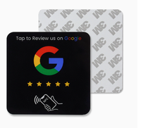 Support de table NFC personnalisé avec code QR pour les avis clients et la promotion de votre entreprise