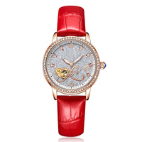 Montre en diamant pour femme, automatique, logo personnalisé, vente en gros, usine, mode, luxe, style minimaliste, montre-bracelet à quartz pour cadeau