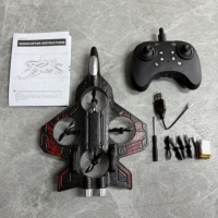 Avión de Combate RC de Espuma EPP, Modelo de Avión de Control Remoto de 2.4g, Listo para Volar, para Interiores y Exteriores, con Baterías, Alcance de 50-70m