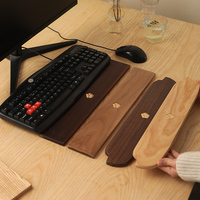 Porte-clavier 2025 best-seller-Accessoire de bureau en bois fabriqué à la main pour support de poignet et rangement"