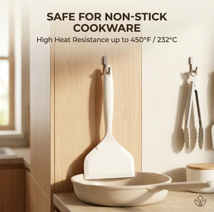 Espátula Ancha de Silicona para Tortillas, Resistente al Calor y Antiadherente, para Hornear Panqueques, Cocina Comercial y Hogar - Product Image 4