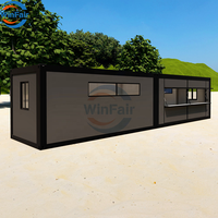 WinFair Fast Food Prefab Container House Store Kiosk Flat Pack Mobile Modular Homes for Mobile Cafe / Coffee Pod