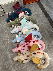Peluche Dragon Jellycat – 13 styles, ensemble complet : Sky, Black, Fuddlewuddle, Bashful – Grand coussin doux anti-stress avec étiquettes et sac anti-poussière - Product Image 5