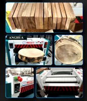Machine à raboter le bois industrielle à commande PLC, haute précision, pour bois dur et bois tendre