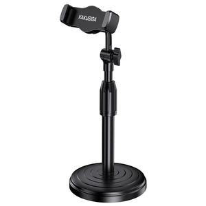 Nuevas llegadas 2025 Soporte retráctil para teléfono celular Soportes de transmisión en vivo de escritorio Soportes de escritorio Soporte de escritorio con ajuste de 270 ° - Product Image 1