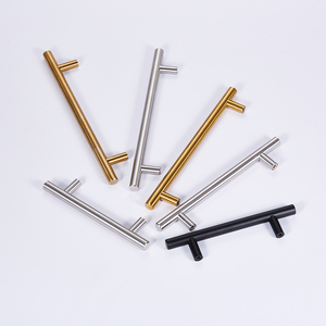 Wholesale Textured Modern Kitchen Cabinet <strong>Handles</strong> Drawer <strong>Pulls</strong> T <strong>Bar</strong> Stainless Steel Furniture <strong>Handles</strong> - Product Image 3