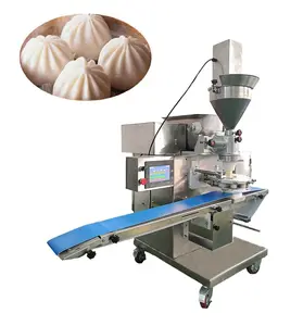 Middle-sized encrusting biscuit momo white steamed stuffed bun making machine for restaurant