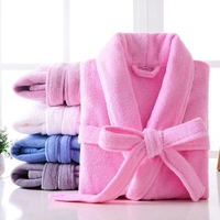 Vente en gros de vêtements de nuit en coton épais doux, serviette en coton éponge, peignoir d'hôtel Spa, peignoir de bain pour femmes