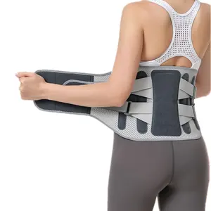 hochwertiger orthopädischer dekompressioner Rückenstützband Stahl Unterrückenstütze Taillenstützband mit Doppelverstellbarem Riemen