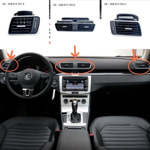 ช่องแอร์คอนโซลหน้ารถยนต์ 3AB819728 3AB819701  แผ่นบังลมพลาสติกแบบหนีบ สำหรับรถยนต์ Magotan CC - Product Image 2