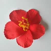 Clip à cheveux en mousse bohème, fleur de frangipanier, fleur d'hibiscus, décoration de mariage pour femmes et filles, vacances, plage, thème hawaïen, fête