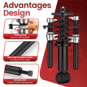 Car Repair <b>Special</b> Tool Shock Absorber Spring Compressor Shock Absorber Spring Remover Shock Absorber Spring Disassembly Tool - Product Image 4