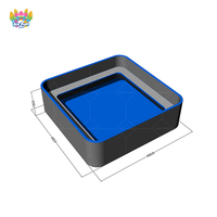 Piscine gonflable OEM d'usine à 4 couches, résistante aux perforations et portable pour usage extérieur, certifiée CE/EN/ISO