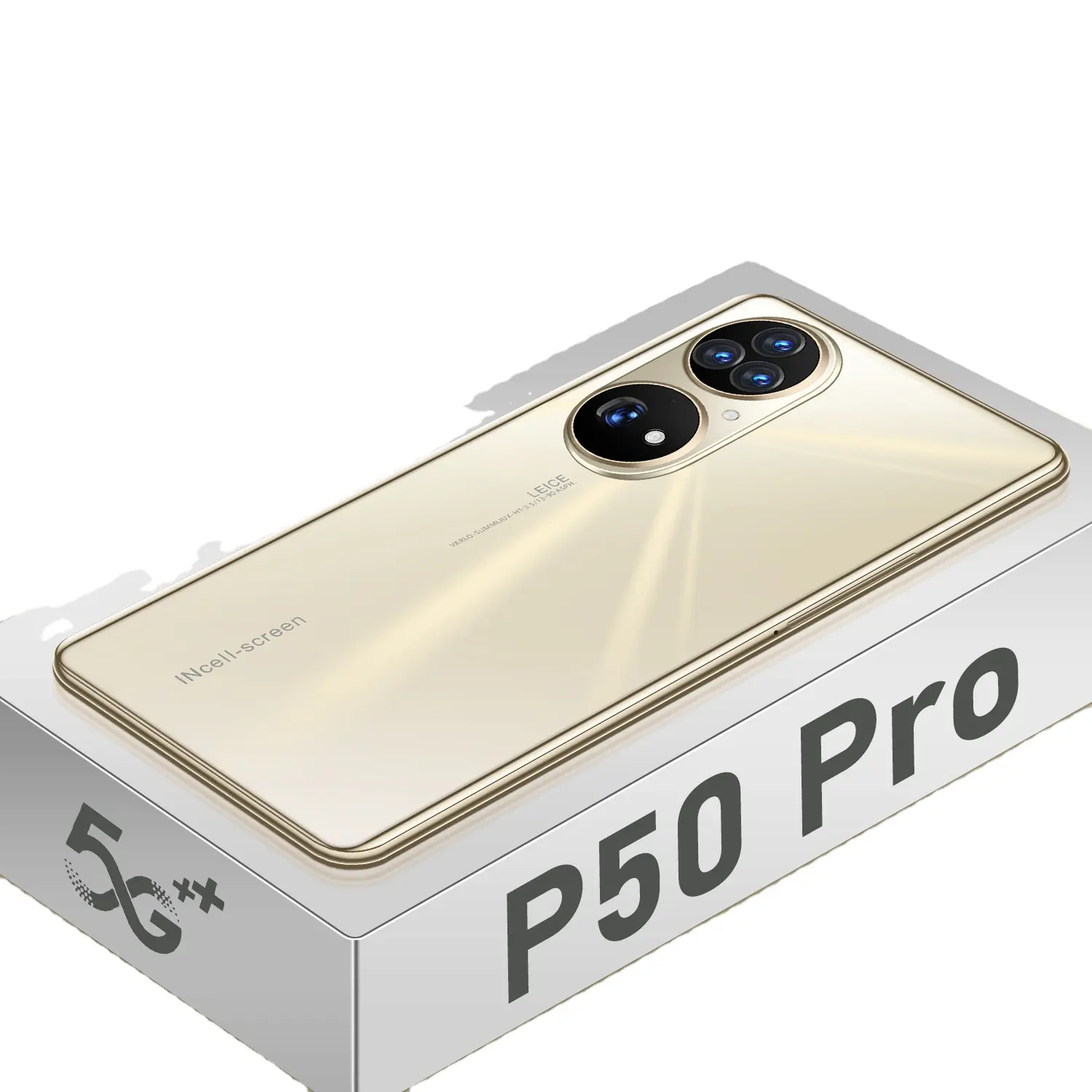 36MP + 64MP Camere P50 Pro 7.3นิ้วต้นทุนต่ำโทรศัพท์สมาร์ทโฟน Android สมาร์ทโฟน5G