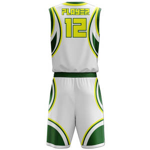 Uniforme de Equipo de Material Duradero para Adultos, Nuevo Diseño Unisex, Conjuntos de Uniformes de Baloncesto con Logotipo Personalizado, Conjunto Deportivo de Baloncesto de Alta Calidad - Product Image 3
