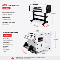 Nouvelle imprimante automatique de t-shirts XM A1 DTF (transfert direct sur film) avec doubles têtes d'impression I3200 pour l'impression textile et les entreprises OEM