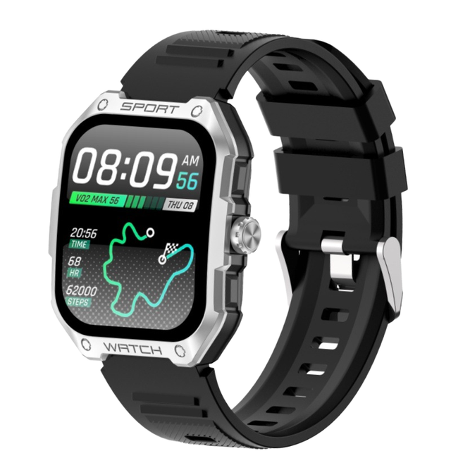 G18 GPS Smart Outdoor Sports Watch IPS Accurate Positioning Measures Heart Rate Blood Oxygen Step Count Android Silicone