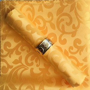 ผ้ากันเปื้อน Jacquard ลายเรียบๆแบบเรียบง่าย,ผ้าปูโต๊ะผ้าลินินโพลีเอสเตอร์สีแดงเข้มผ้าแฟนซีโรงแรมงานแต่งงาน - Product Image 3