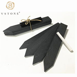 Etichetta decorativa per la casa in ardesia marcatore per <span class=keywords><strong>giardino</strong></span> etichetta per piante in ardesia etichetta per piante in ardesia - Product Image 2