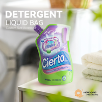 Sac à eau portable réutilisable personnalisé de 3L à 5L, poche debout avec poignée en plastique et bec verseur