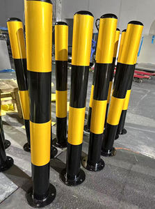 Junxiao Stalen Buis Waarschuwing Anti-Botsing Vaste Weg Verkeersbarrière Reflecterende Isolatie Grondstapel Fabriek Directe Verkoop - Product Image 4