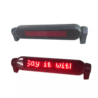 Señal de pantalla LED programable para coche, Control remoto, 7*50 píxeles, mensajes de desplazamiento, vehículo, Taxi, coche, señal LED, pantalla LED para coche de 12V
