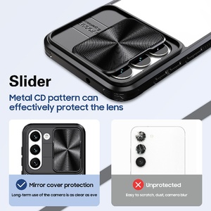 Coque de téléphone pare-chocs transparente mince en TPU pour <span class=keywords><strong>Samsung</strong></span> <span class=keywords><strong>Galaxy</strong></span> A14 A15 5G comprend des accessoires de cellule coulissante de couverture de caméra - Product Image 4
