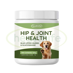 Suplemento para Cadera y Articulaciones de Perros de Doble Acción Healthife OEM, Polvo de Mejillón de Labios Azules y Glucosamina para Mascotas - Product Image 1
