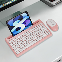 Combo de Teclado y Ratón Inalámbrico Mini Slim 2.4G en Oferta para Laptop, Diseño Ergonómico Ultra Delgado, en Stock