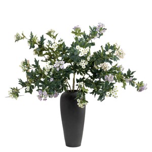 Flores de Nieve Artificiales Meng Jie, Arreglo Floral de Seda Blanca y Morada, Decoración para Bodas y Hogar - Product Image 5