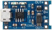 Module de charge TP4056 avec protection de batterie 18650 BMS 5V Micro USB 1A, carte de charge pour batterie lithium 18650