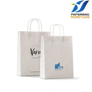 Paper Bag with Handle Shopping Bag for Bakery Retail Store Logo Printed for Paper Bag - Product Image 4