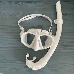 Cámara de Acción de color blanco, montaje de máscara de <span class=keywords><strong>buceo</strong></span>, conjunto de esnórquel para pesca submarina - Product Image 2