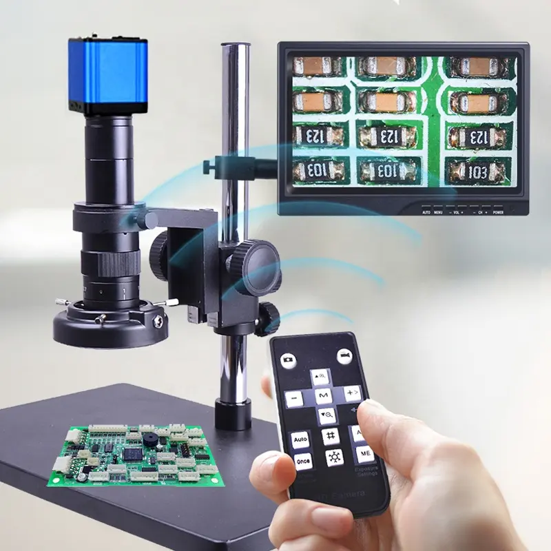Microscópio eletrônico lcd da câmera digital da alta resolução para a observação óptica