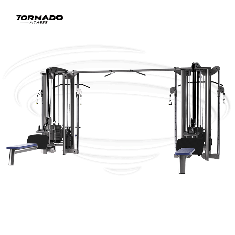 8-Station Tower Comprehensive Fitness Multi-Functional Jungle Trainer Gym Machine of Tornado Fitness
