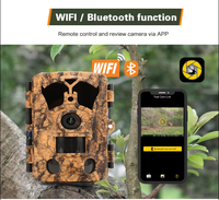 Caméra de chasse BSTCAM 4K 48MP avec connexion Wi-Fi et détection de mouvement, grand angle, contrôle par application, étanche IP65